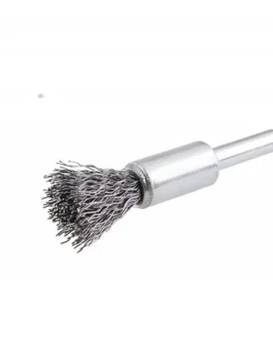Kartáč koncový vlnitý 12mm / 0,3mm - stopka 6mm FESTA