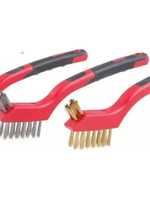 Sada kartáčů nerez / nylon / mosaz 180mm - plast 3ks FESTA