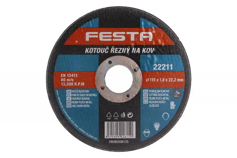 Řezný kotouč na nerez /22,2mm FESTA