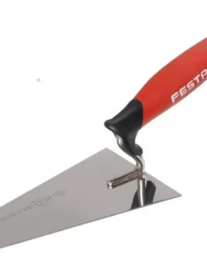 Lžíce zednická oblá 160x110mm nerez/gumová ručka FESTA