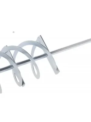 Metla míchací 6-ti hran spirálová s kruhem 120x500mm prodloužená - Zn FESTA