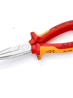 Kleště půlkulaté s břity 200mm 1000V VDE s připevňovacím okem