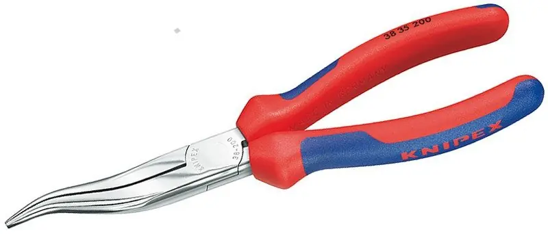 Kleště půlkulaté vyhnuté 200mm pro mechaniky