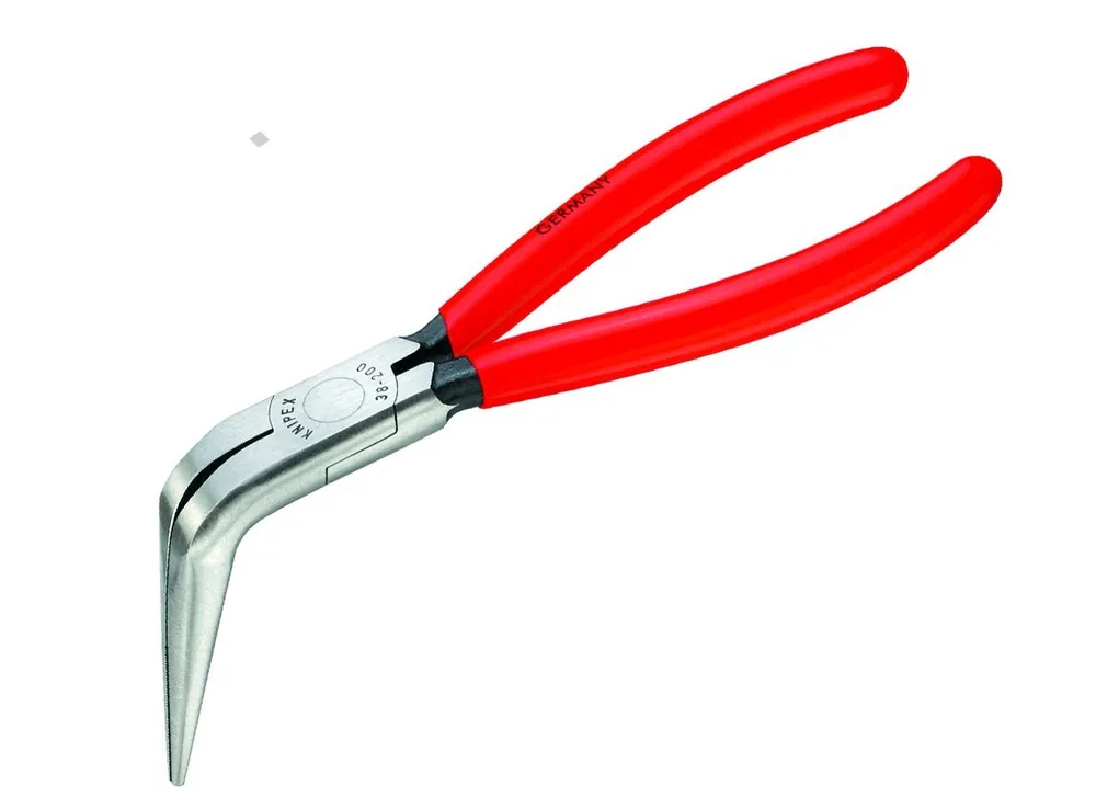 Kleště půlkulaté vyhnuté 70° 200mm pro mechaniky