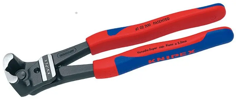 Kleště štípací čelní pákové vyhnuté 85° 200mm na čepy