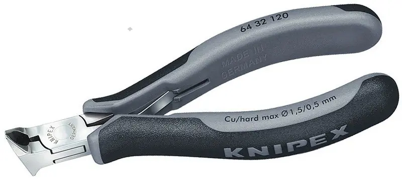 Kleště štípací čelní vyhnuté 15° 120mm ESD pro elektroniku