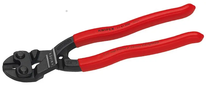 Kleště štípací pákové vyhnuté 20° 200mm KNIPEX CoBolt