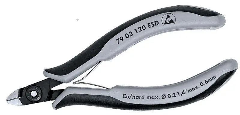 Kleště štípací boční přesné 120mm ESD pro elektroniku