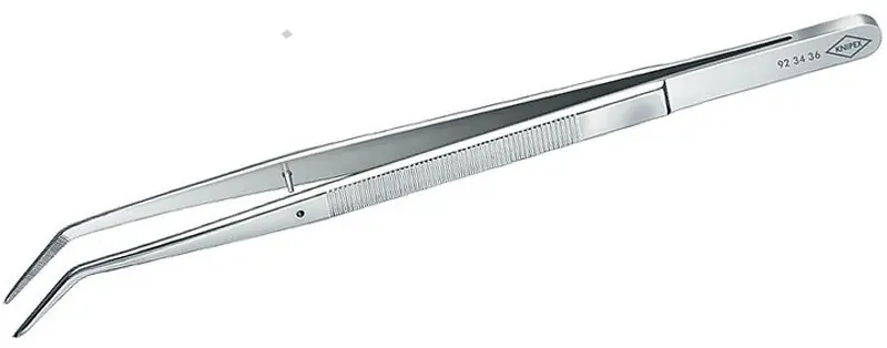 Pinzeta precizní s vodícím kolíkem 45° 155mm