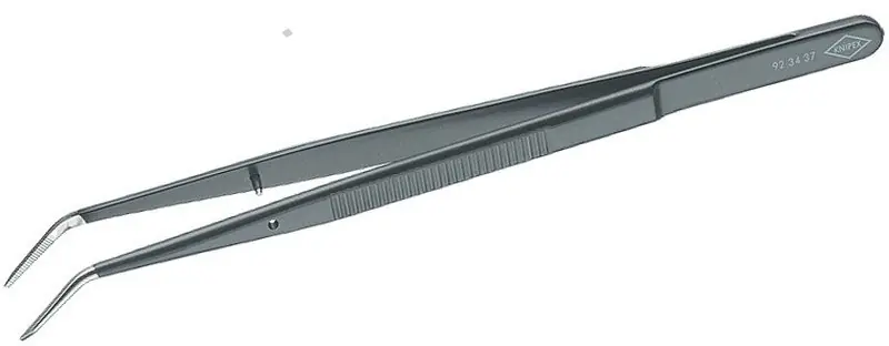 Pinzeta precizní s vodícím kolíkem 45° 155mm