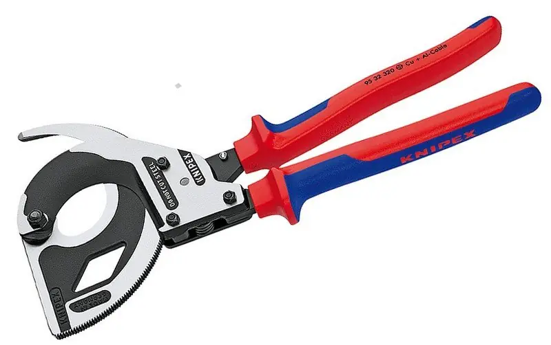Kleště kabelové 320mm princip rohatky se západkou 9532320