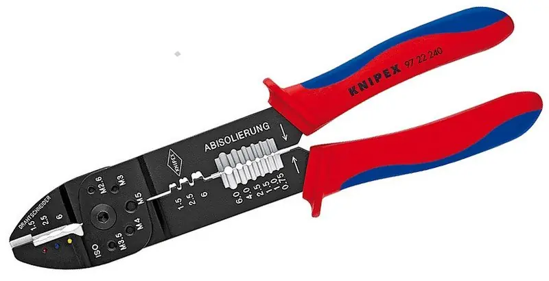 Kleště konektorovací 240mm pro izolovaná kabelová oka a konektory 9722240
