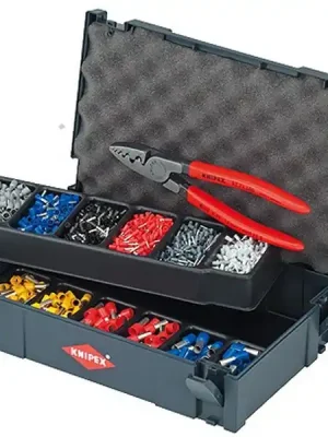 Souprava kabelových koncovek s kleštěmi pro dutinky - systainer Knipex 979006