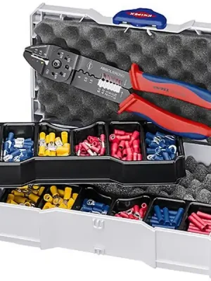 Souprava kabelových koncovek s kleštěmi pro kabelové spojky - systainer Knipex 979026