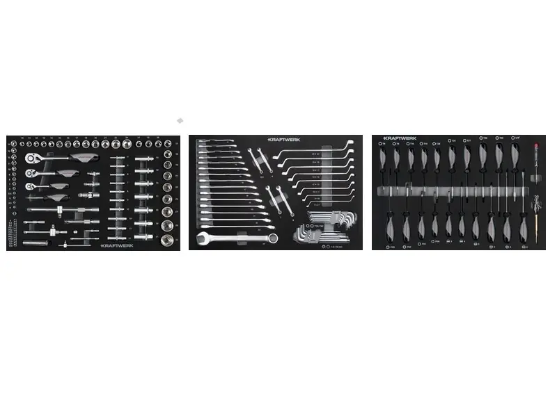 Sestava nářadí 3 moduly 155ks COMPLETO EVA Basic Line