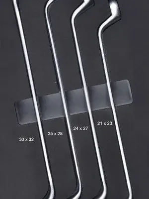 Sada klíčů vyhnutých/trháky 4ks "S" Basic Line