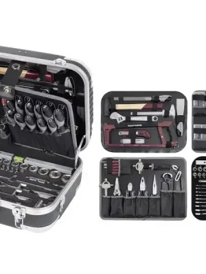 Sada nářadí B100 s UNI klíčem 17/22mm 169ks ABS kufr Basic Line