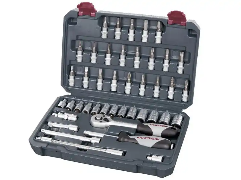 Sada gola 1/4" 4-14mm s příslušenstvím 42ks Basic Line