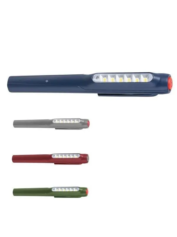 LED svítilna Li-Ion 3,7V /650mAh 6+1 SMD LED 1,5W (modrá) PROFI Line