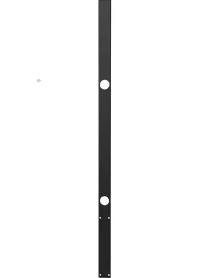 Stojina zadní 1420x65x30mm s otvory MOBILIO BLACK