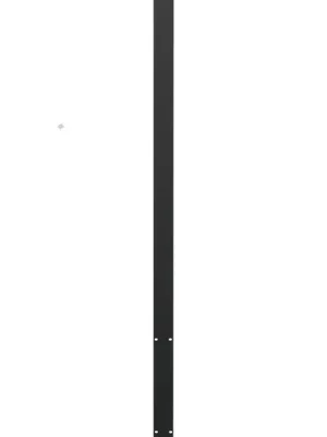 Stojina zadní 1420x65x30mm bez otvorů MOBILIO BLACK