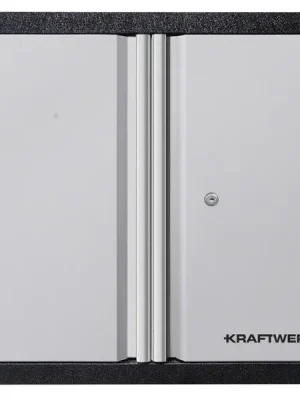 AKCE KW Dílenská skříň horní 2 dveře, 1 police, zamykatelná 680x300x680mm MOBILIO GREY dílenský nábytek