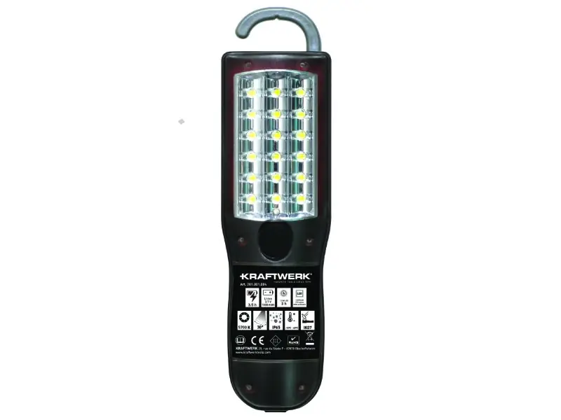 LED svítilna Li-Ion 3,7V /2000mAh 3W COB LED PROFI Line