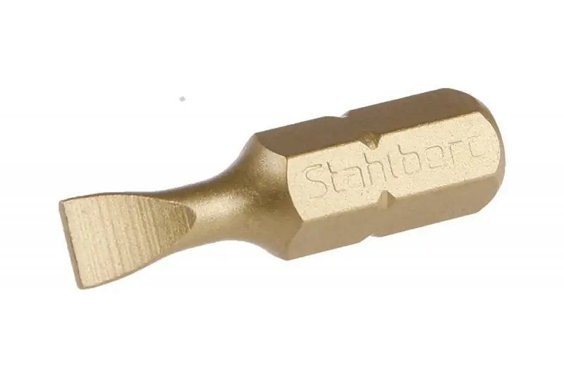 Bit 1/4" plochý /25mm TiN S2 STAHLBERG
