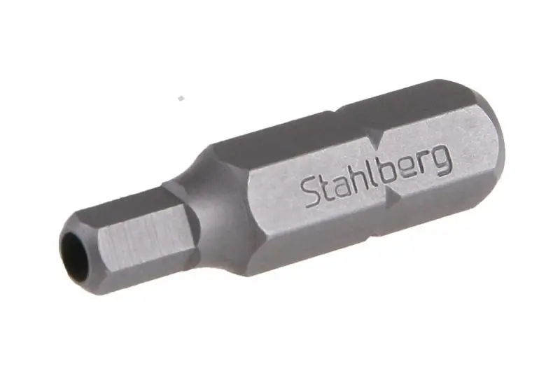 Bit 1/4" Inbus s otvorem /25mm S2 STAHLBERG