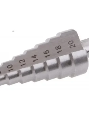 Vrták stupňovitý 7-40,5mm x 2/3/3,5/5/6mm HSS DIN1412C