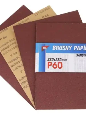 Brusný papír 230x280mm / zrno 10ks