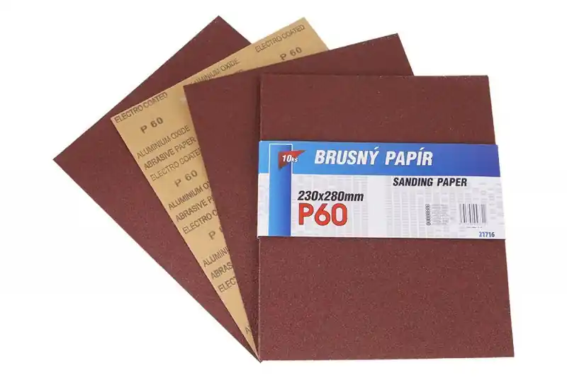 Brusný papír 230x280mm / zrno 10ks