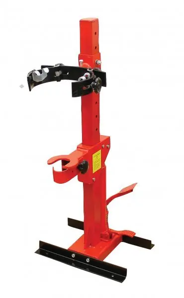 Hydraulický stlačovč pružin 210-570mm 1t