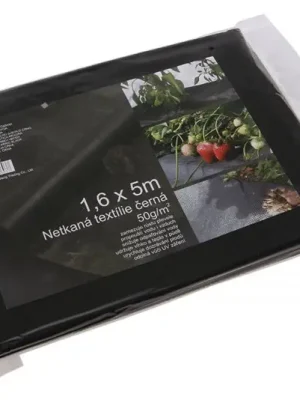 Textílie netkaná x černá 50g/m2