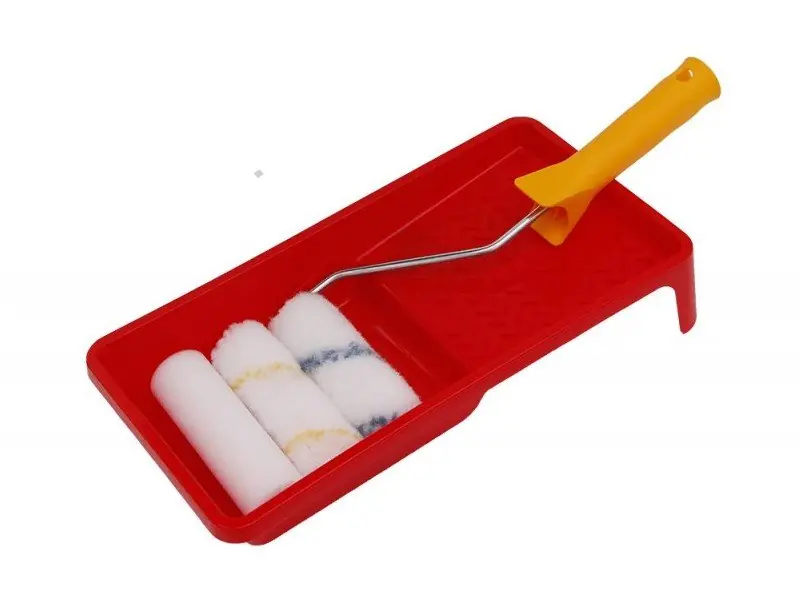 Sada váleček lakovací ručka 6mm + miska