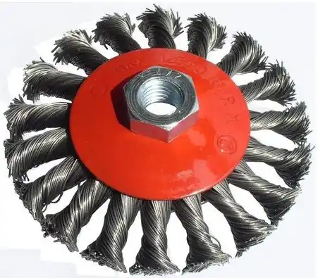 Kartáč miskový copánkový 100mm / 0,5mm - M14x2