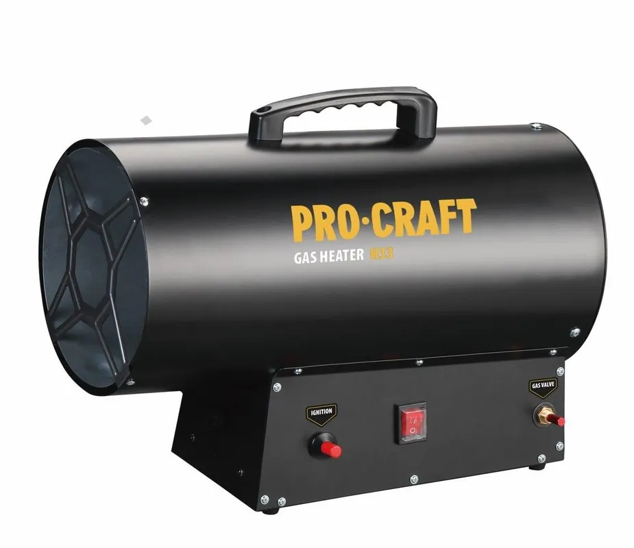 Plynové horkovzdušné topidlo / vysoušeč PROCRAFT H33