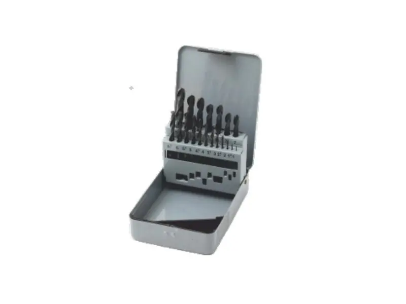 Sada vrtáků do kovu 1,0-10,0mm / 0,5mm válcované HSS-R DIN338 19ks STANDARD