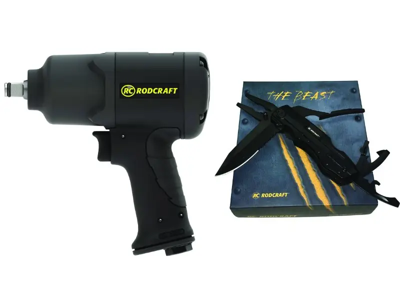 Pneumatický rázový utahovák 1/2" 1600Nm RC2266 + univerzální nůž / multitool