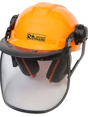 Komplet přilba se štítem a sluchátky RICHMANN
