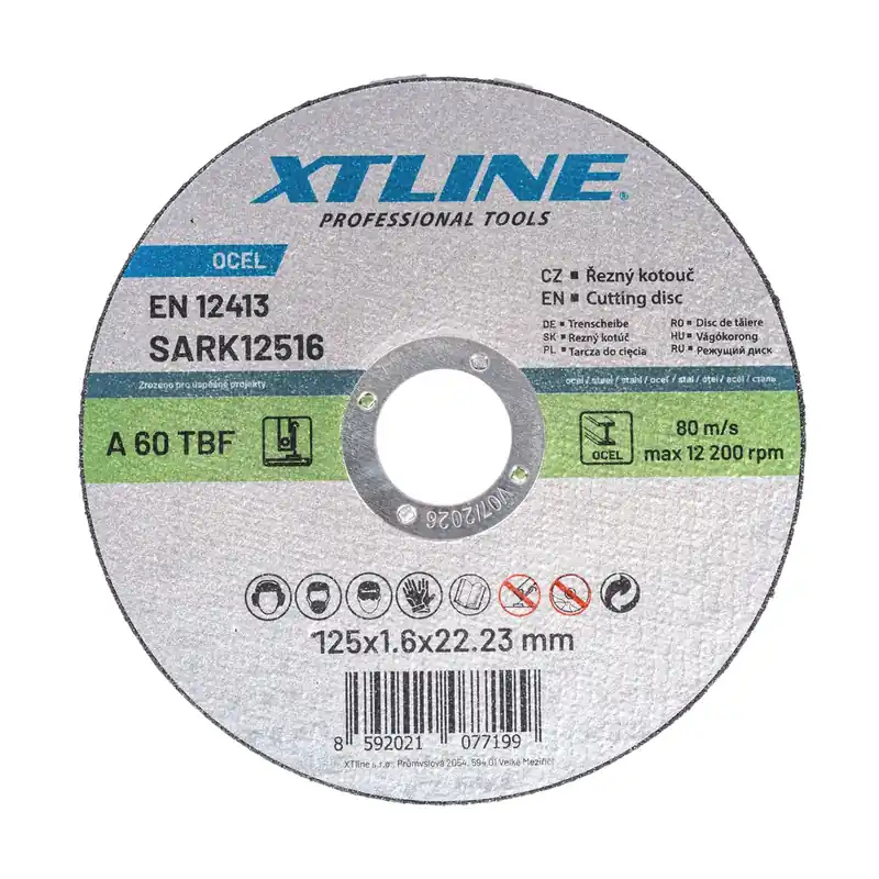 Kotouč řezný na ocel 150x1,6x22,2 mm XTLINE