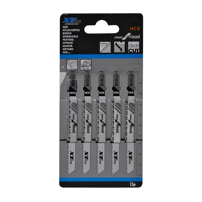 Pilové plátky přímočaré HCS 75 mm, 6 Tpi (1bal/5ks) XTLINE