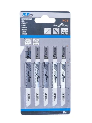 Pilové plátky přímočaré HCS 75 mm 8 Tpi (1bal/5ks) XTLINE