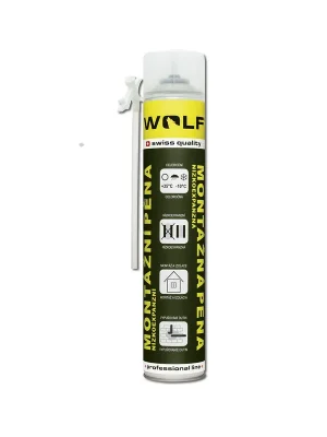 AKCE XT Pěna montážní nízkoexpanzní celoroční 500 ml WOLF