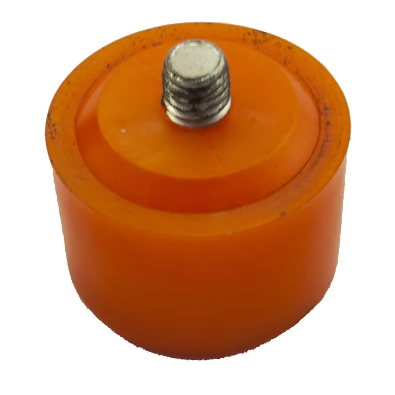 Náhradní plastové koncovky k dřevěné paličce oranžová 40 mm (měkká) XTLINE