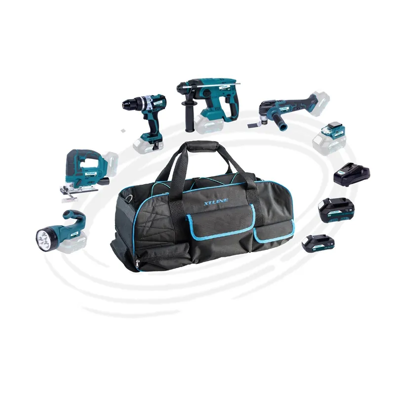 AKCE XT Sada aku nářadí 18 V /10 dílů "SET 2 " XTLINE