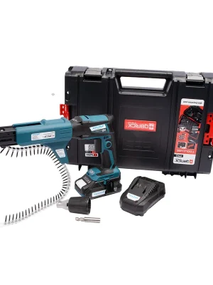 AKCE XT Aku šroubovák na sádrokarton bezuhlíkový 18 V + baterie 2.0 Ah + nabíječka 2.4 A + box XTLINE
