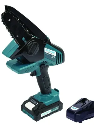 AKCE XT Aku řetězová mini pila 18 V + baterie 2.0 Ah + nabíječka 2.4 A XTLINE