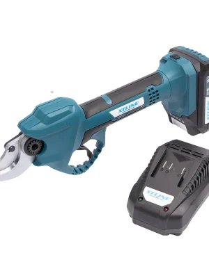 AKCE XT Aku nůžky na větve bezuhlíkové 18 V + baterie 2.0 Ah + nabíječka 2.4 A XTLINE