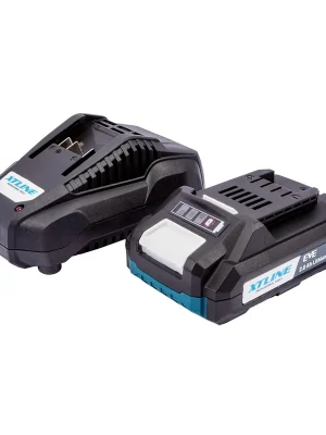 AKCE XT Aku baterie Li-Ion 18 V 2.0 Ah EVE + nabíječka 2.4 A XTLINE
